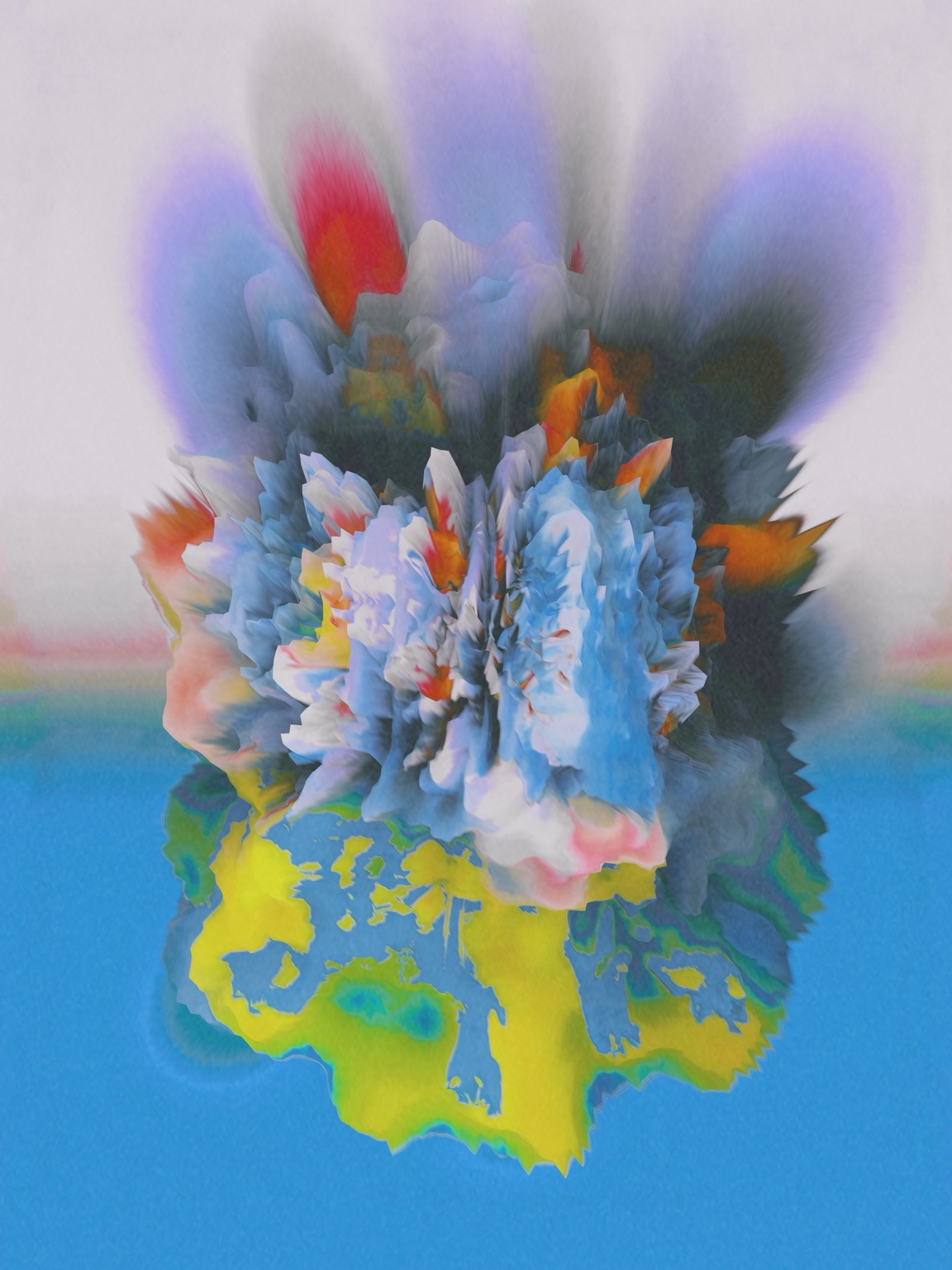 Afterimage / Bloom IV, digital artwork