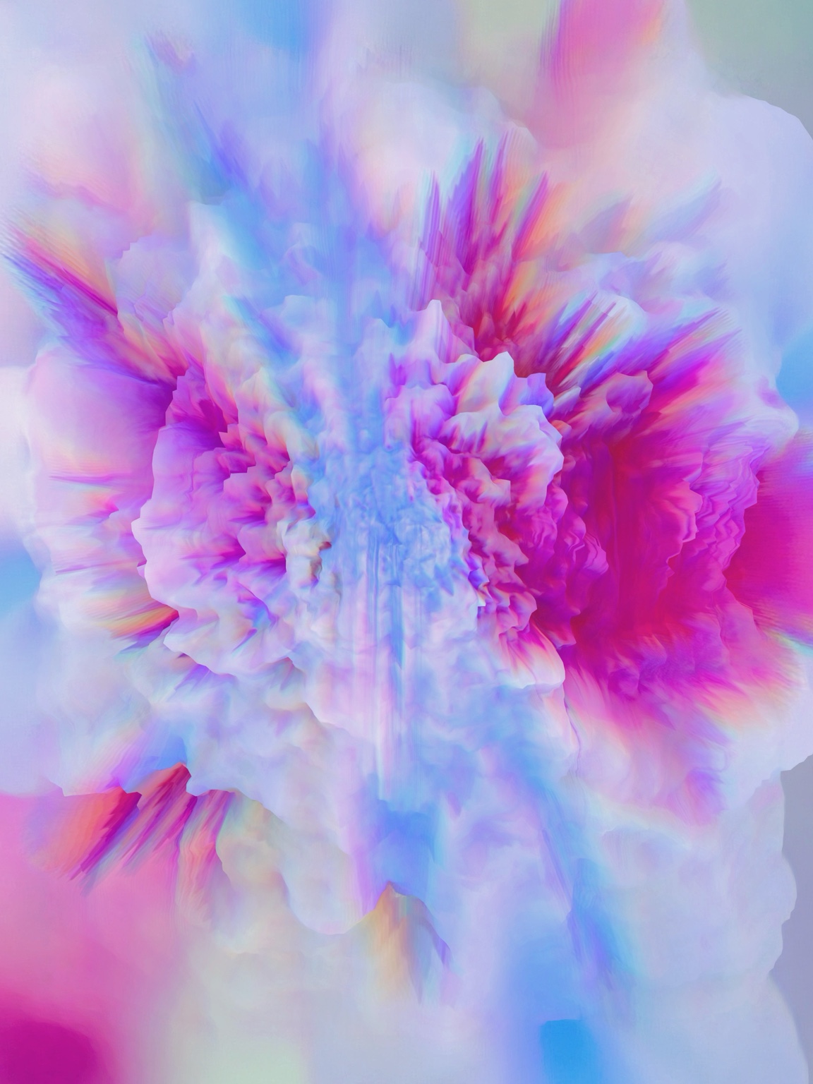 Afterimage / Bloom VI, digital artwork