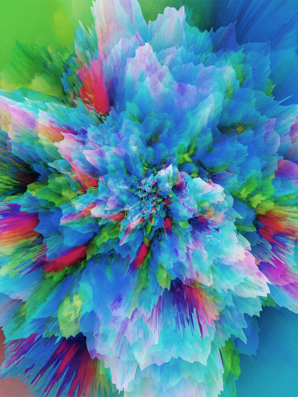 Afterimage / Bloom XVIII, digital artwork