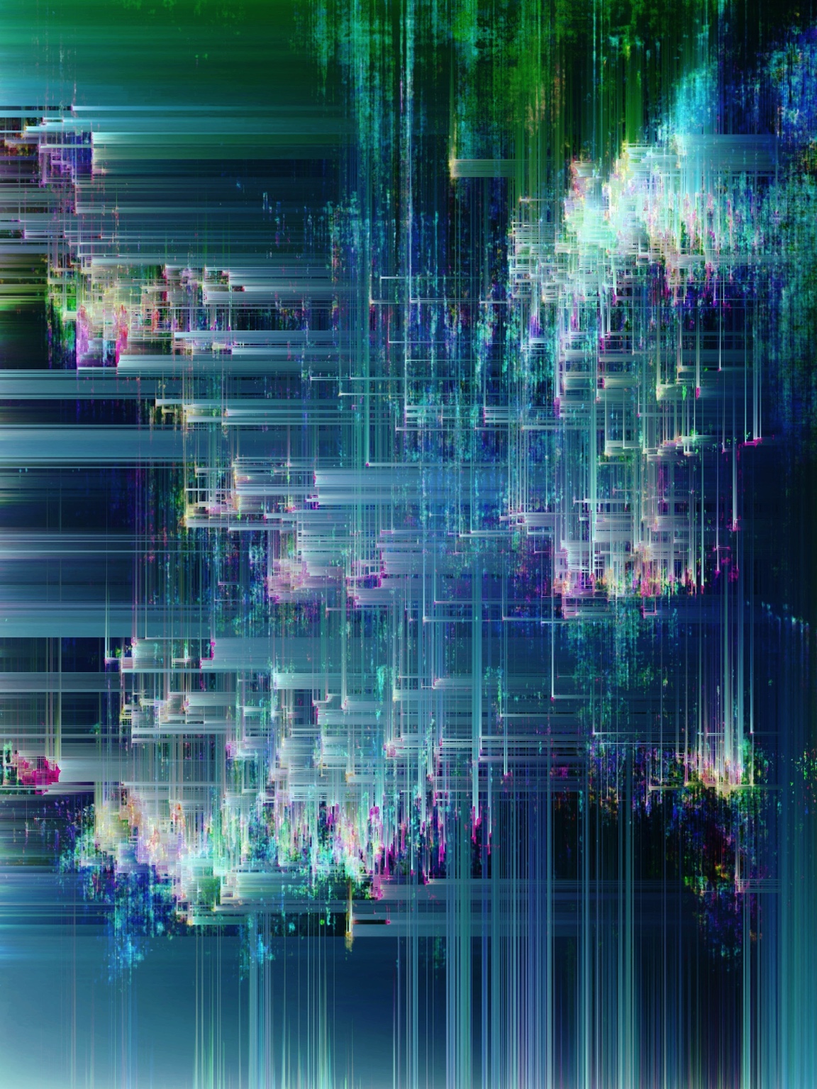 Signal / Digital Ruins IX, digital artwork