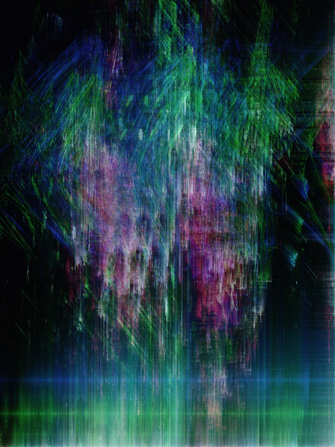 Signal / Digital Ruins XVIII, digital artwork