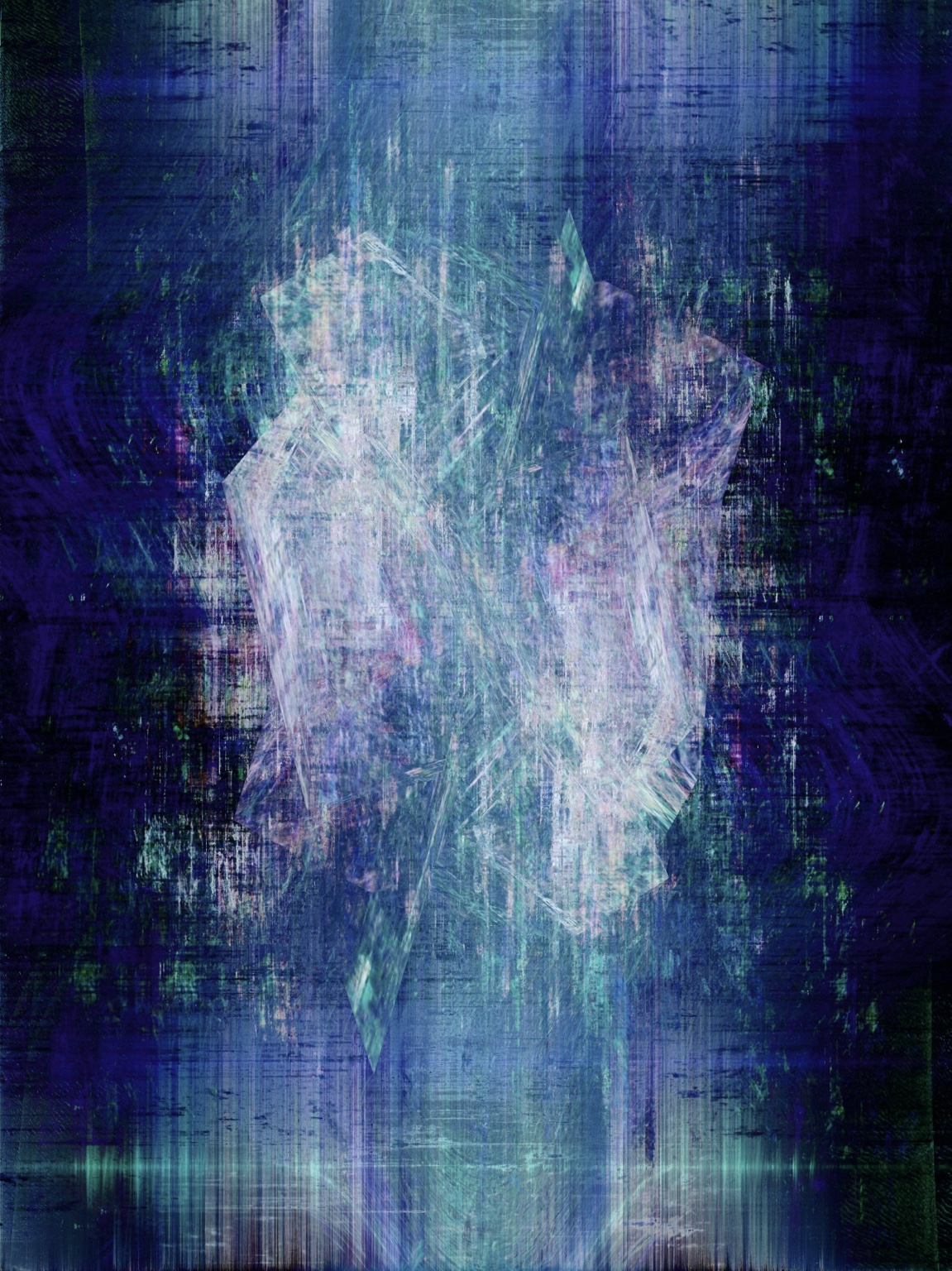 Signal / Digital Ruins XIX, digital artwork