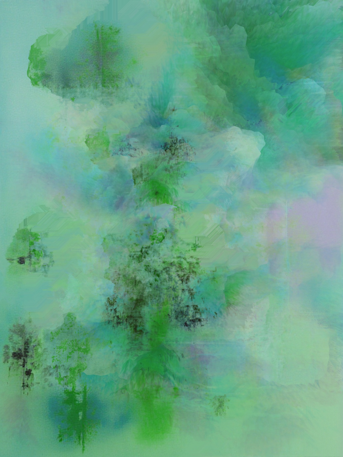 Simulated Realities 04, water and imagined mineral textures