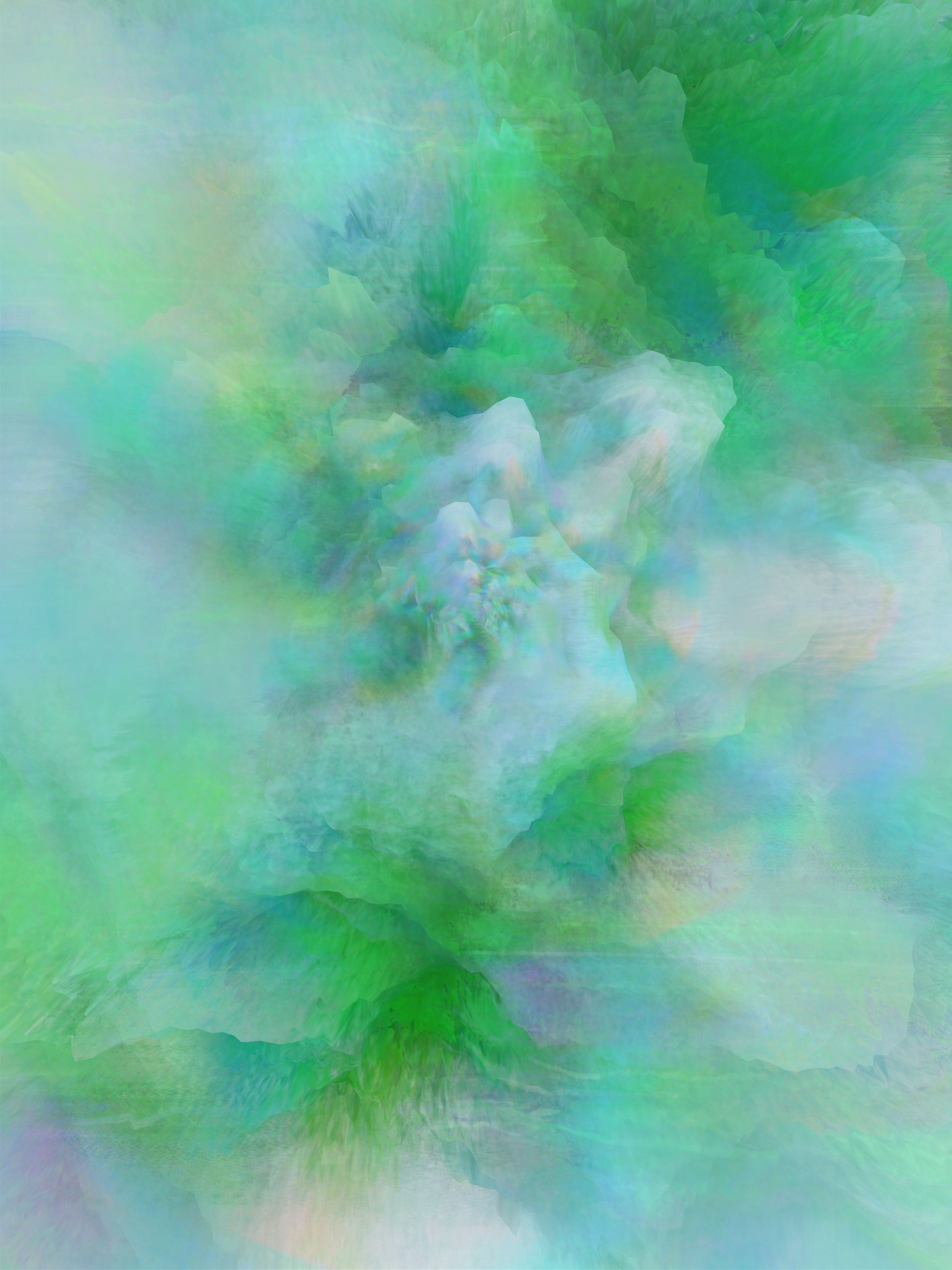 Simulated Realities 06, water and imagined mineral textures